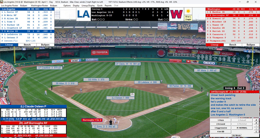 Action! PC Baseball Gamescreen